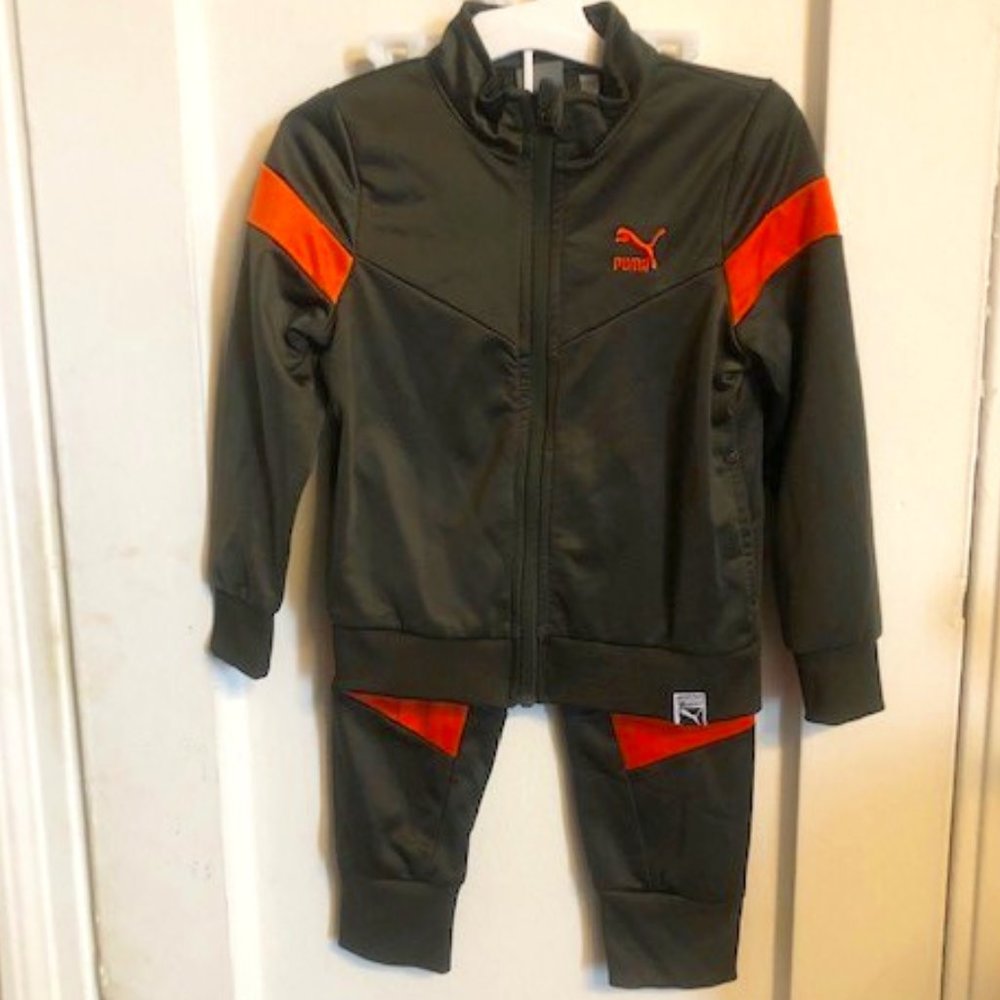 PUMA Toddler Boys Tricot Track Jacket & Pants Set (3t)